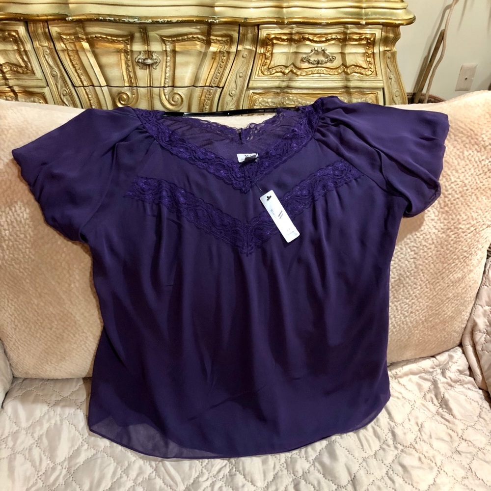 Worthington New Sheer Purple w/ Purple Tank